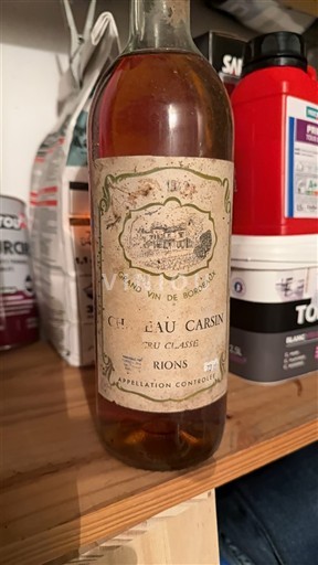 Bordeaux Cadillac Château Carsin 1942