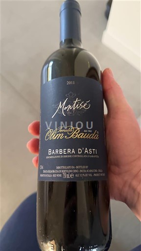 Piemonte Barbera d'Asti Tenuta Olim Bauda Montišé 2011