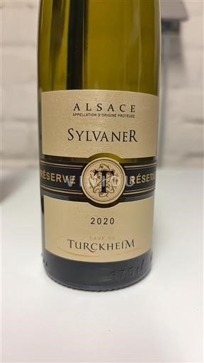 Alsace Sylvaner Cave de Turckheim Réserve 2020