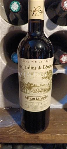 Vin Rouge sec Les Jardins de Léognan 2022 France Bordeaux Pessac-Léognan AOC