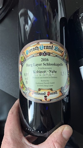 Nahe Ferdinand Pieroth Burg Layer Schlosskapelle 2016