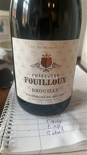 Beaujolais Brouilly Château Fouilloux 2022