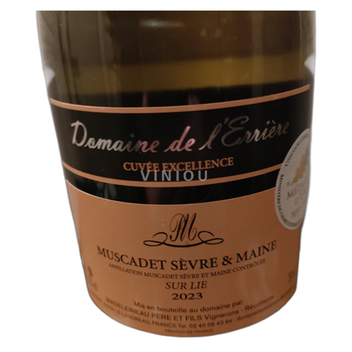 Valle del Loira Muscadet-sèvre-et-maine Domaine L'Errière Excellence 2023