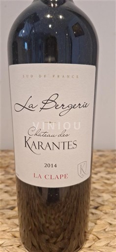 Languedoque La Clape Château S Karantes La Bergerie 2014