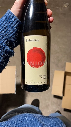Alsace Auxerrois Rémi Gauthier Primitiae 2023
