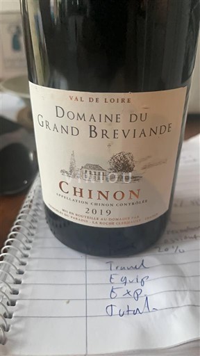 Thung lũng sông Loire Chinon Domaine Grand Breviande 2019