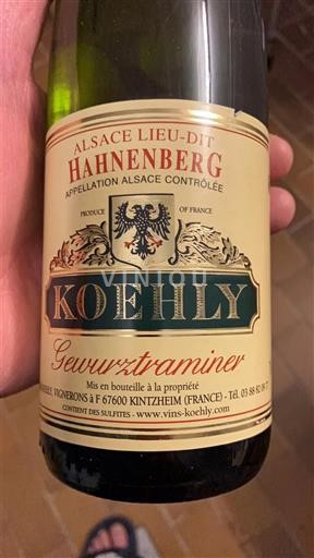 Elzas Gewurztraminer Koehly Hahnenberg 2021