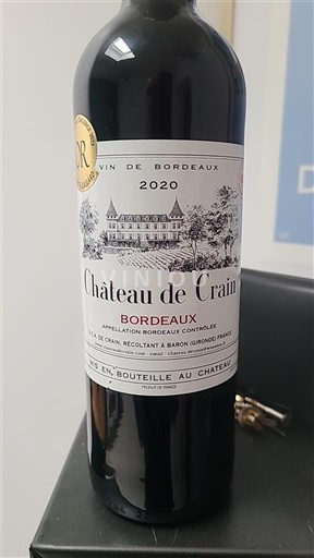 Bordeaux Château Crain 2020