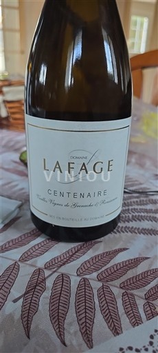 Roussillon Côtes-du-Roussillon Domaine Lafage Centenaire 2017