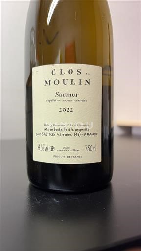 Valle della Loira Saumur Clos du Moulin 2022