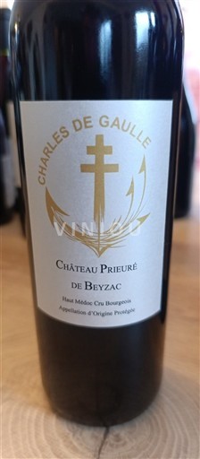 Bordeaux Haut-Médoc Château Prieuré de Beyzac Charles de Gaulle 2019