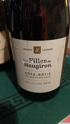 Rhône-dalen Côte-rôtie Jeantet Laurent Les Filles de Maugiron 2016
