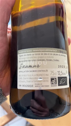 Valle della Loira Saumur Le P’tit Saint Martin 2023