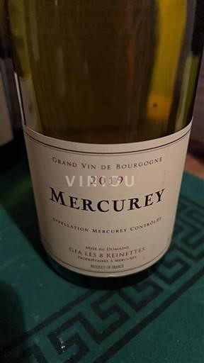 Borgogna Mercurey Domaine S Reiniettes 2019