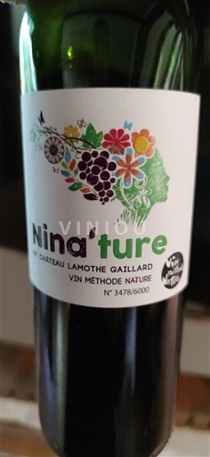 Bordeaux Château Lamothe Gaillard Nina'ture 2021