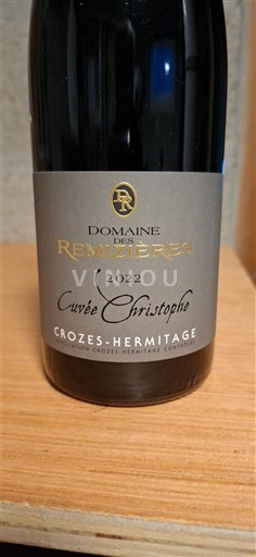 Thung lũng Rhône Crozes-hermitage Domaine S Remizières Christophe 2022