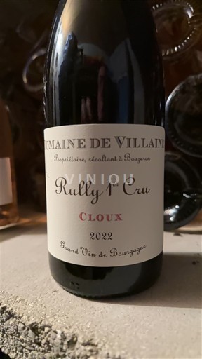 Bourgondië Rully Premier Cru Domaine Villaine Cloux 2022