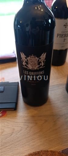 Bordeaux Pauillac Pichon Baron Les Griffons de Pichon Baron 2020