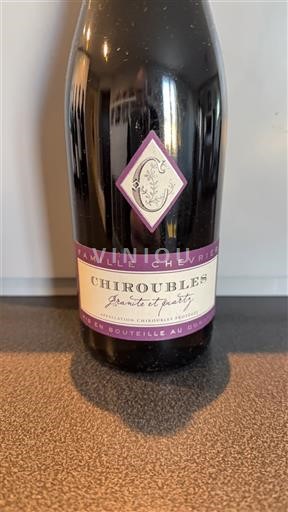 Beaujolais Chiroubles Famille Chevrier Grande Époque 2018