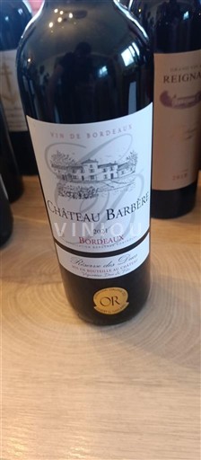 Bordeaux Château Barbéret 2021