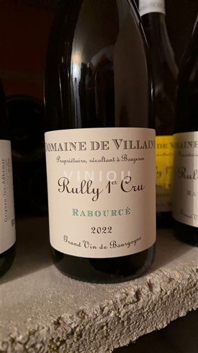 Bourgondië Rully Premier Cru Domaine Villaine Rabourcé 2022
