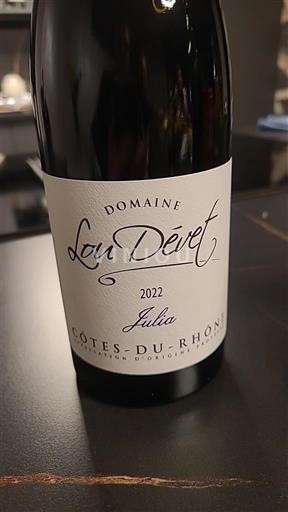 Рона долина Кот дю Рон Domaine Lou Devet Julia 2022