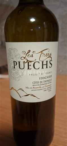Languedoc y Rosellón Côtes de Thongue Les Trois Puechs Viognier 2019