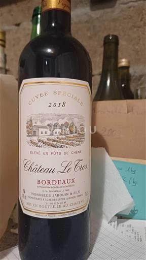 Bordeaux Château Le Cros Spéciale 2018