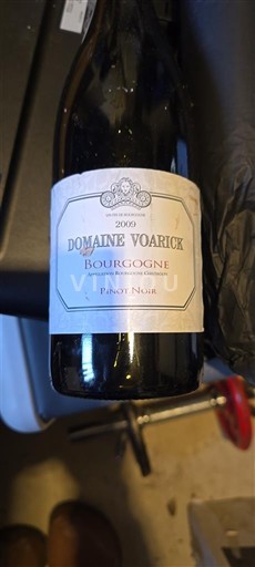 Burgundi Bourgogne Domaine Voarick Pinot Noir 2020