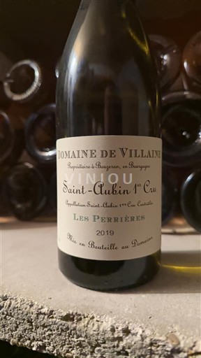 Bourgogne Saint-Aubin Premier Cru Domaine Villaine Les Perrières 2019