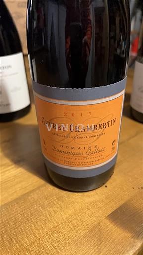 Bourgogne Gevrey-chambertin Grand Cru Domaine Gallois 2017