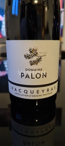 Thung lũng Rhône Vacqueyras Domaine Palon 2021