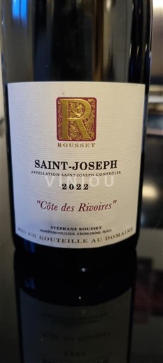 Rhônevallei Saint-Joseph Domaine Stéphane Rousset Côte des Rivoires 2022