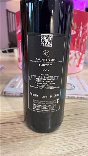 Piemonte Barbera d'Asti Tenuta dei Fiori Superiore 2015