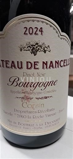 Bourgogne Château Nancel 2024