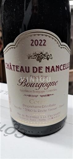 Burgund Château Nancelle Pinot Noir 2022