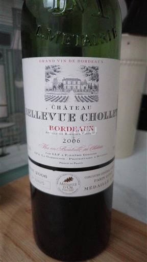 Bordeaux Château Bellevue Chollet 2006