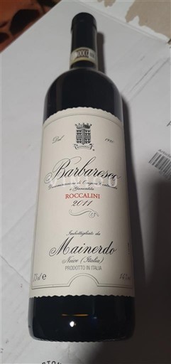 Piemonte Barbaresco Mainardo Roccalini Không niên vụ