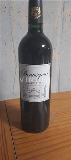 Bordéus Margaux Beauséjour Não Sazonado