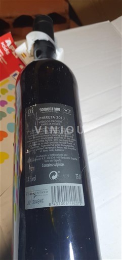 Aragon Somontano Lumbreta 2013