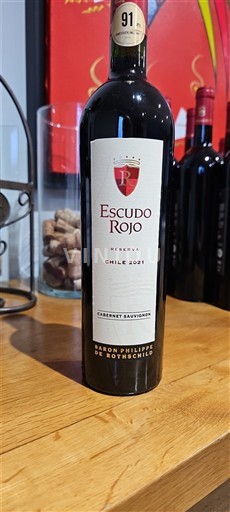 Thung lũng Maipo Maipo Central Baron Philippe de Rothschild Escudo Rojo Reserva Cabernet Sauvignon 2021