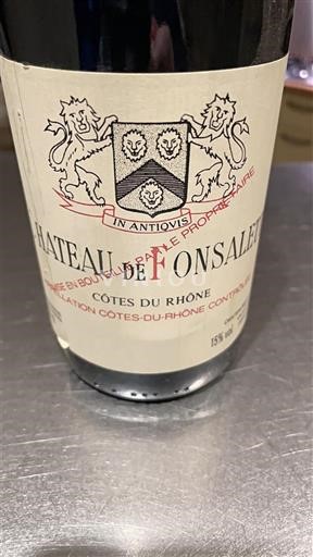 Vallée du Rhône Côtes-du-rhône Château Fonsalette 2022