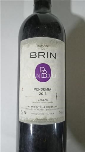 Tây Nam Gaillac Domaine Brin Vendemia 2013