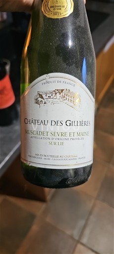 Valle del Loira Muscadet-sèvre-et-maine Château S Gillières 2022