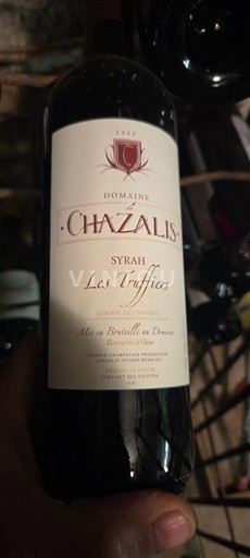 Alpe in reke Rona Ardeška. Domaine Chazalis Les Truffiers 2022