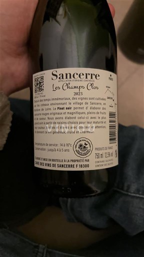 Thung lũng sông Loire Sancerre. Cave des Vins de Sancerre Les Champs Clos 2023