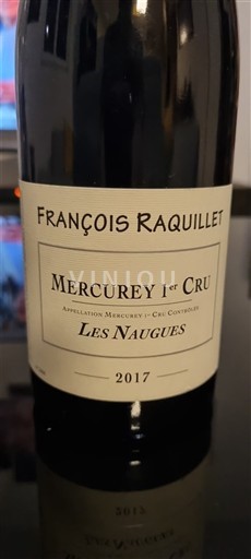 Borgoña No especificado Premier Cru François Raquillet Les Nauges 2017