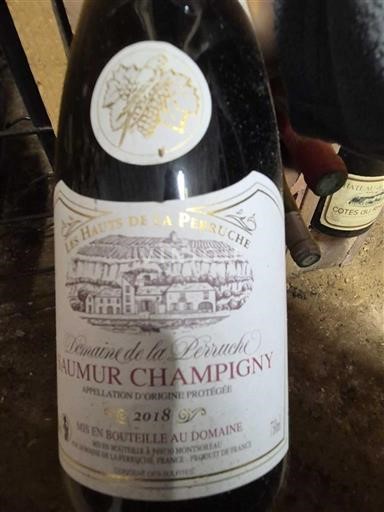 Thung lũng sông Loire Saumur-champigny Domaine La Perruche Les Hauts de la Perruche 2018