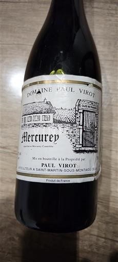 Borgogna Mercurey Domaine Paul Virot Senza annata