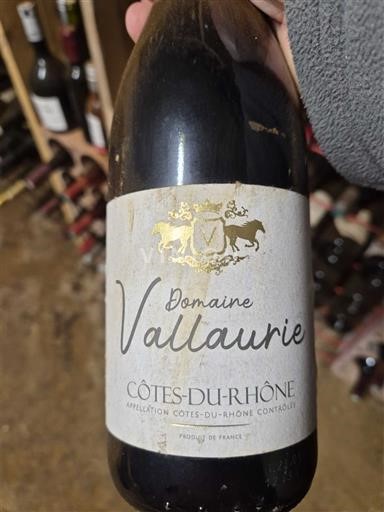 Thung lũng Rhône Côtes-du-rhône Domaine Vallaurrie Không niên vụ